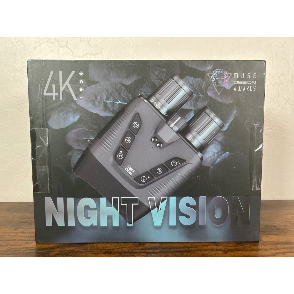 4K HD Night Vision Binoculars Digital Infrared Goggles Total Darkness 4K Video